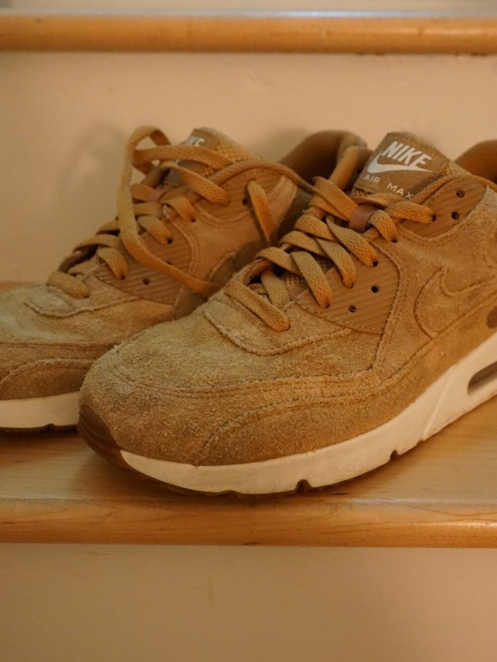 Nike Air Max 90 Ultra 2.0 LTR Flax/Wheat/Gum Men's 10 924447-200